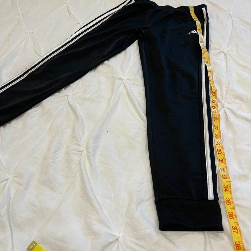 Adidas Essentials Three Stripe Track Pants Size 16 Juniors - Picture 7 of 8